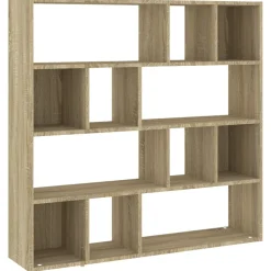 vidaXL Boekenkast / kamerscherm 105x24x102 cm sonoma eikenkleurig