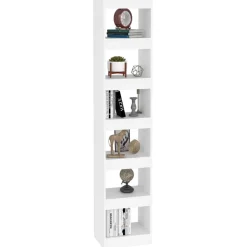 vidaXL Boekenkast/kamerscherm 40x30x198 cm wit
