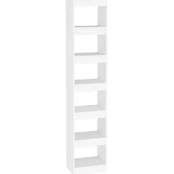 vidaXL Boekenkast/kamerscherm 40x30x198 cm wit
