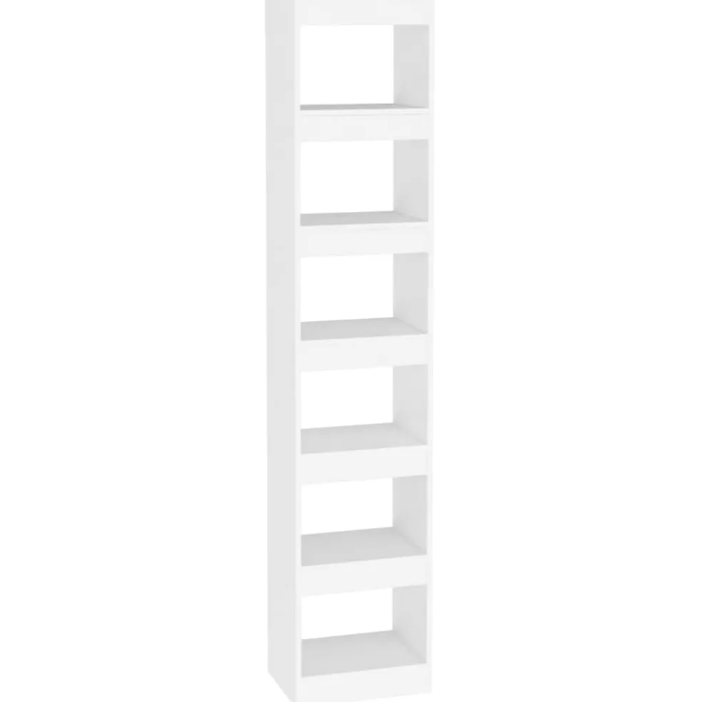 vidaXL Boekenkast/kamerscherm 40x30x198 cm wit
