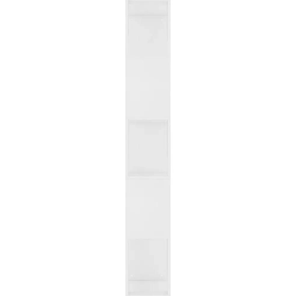 vidaXL Boekenkast/kamerscherm 45x24x159 cm bewerkt hout wit