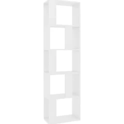 vidaXL Boekenkast/kamerscherm 45x24x159 cm bewerkt hout wit