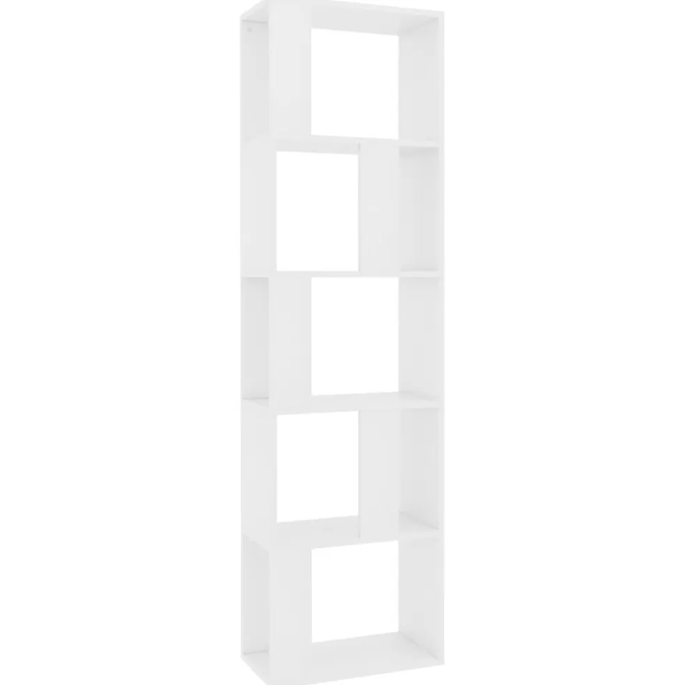 vidaXL Boekenkast/kamerscherm 45x24x159 cm bewerkt hout wit