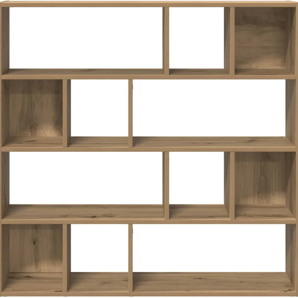 vidaXL Boekenkast/kamerscherm 105x24x102 cm artisanaal eikenkleur