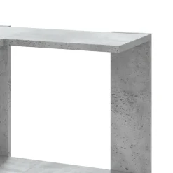 vidaXL Boekenkast 3-laags hoek 50x50x102 cm bewerkt hout betongrijs