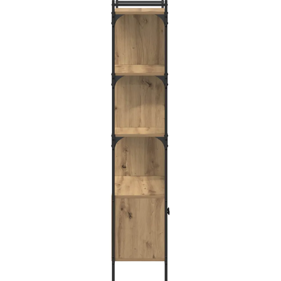 vidaXL Boekenkast 6-laags 76,5 x 30 x 154,5 cm Bewerkt hout