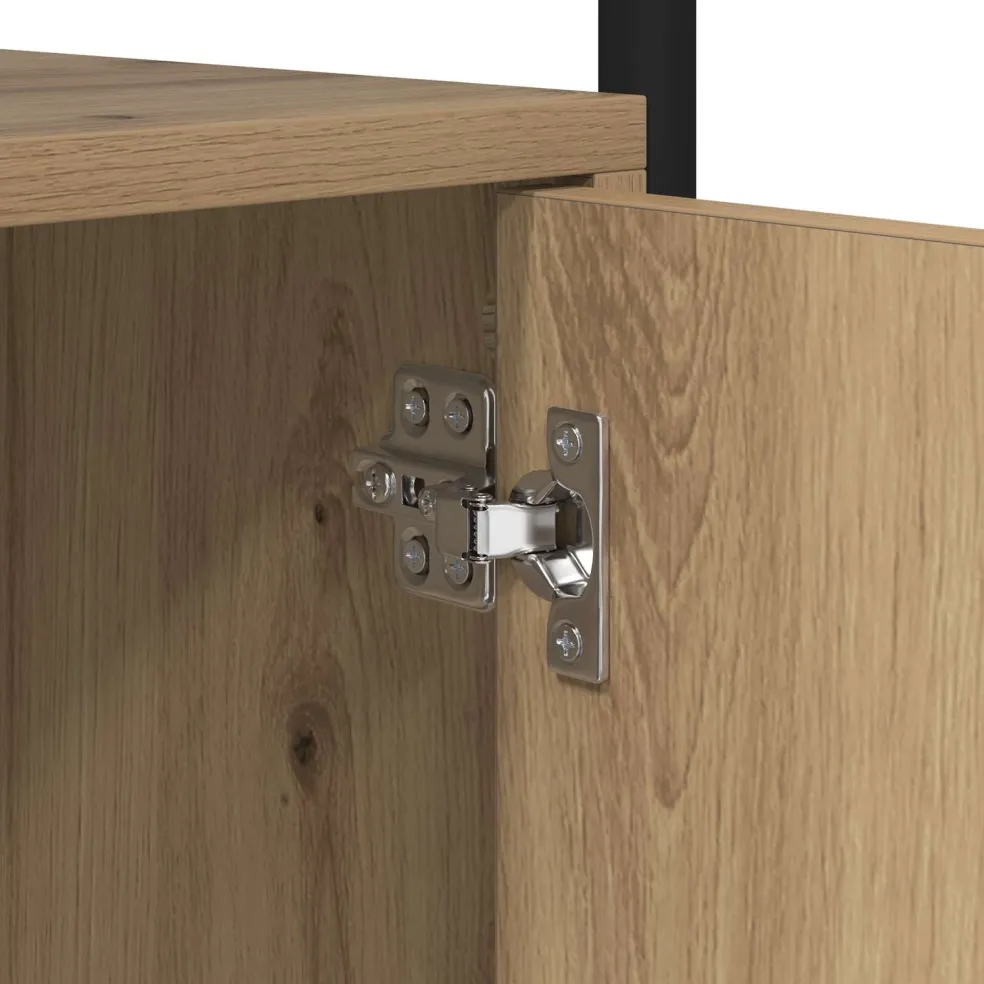 vidaXL Boekenkast 6-laags 76,5 x 30 x 154,5 cm Bewerkt hout