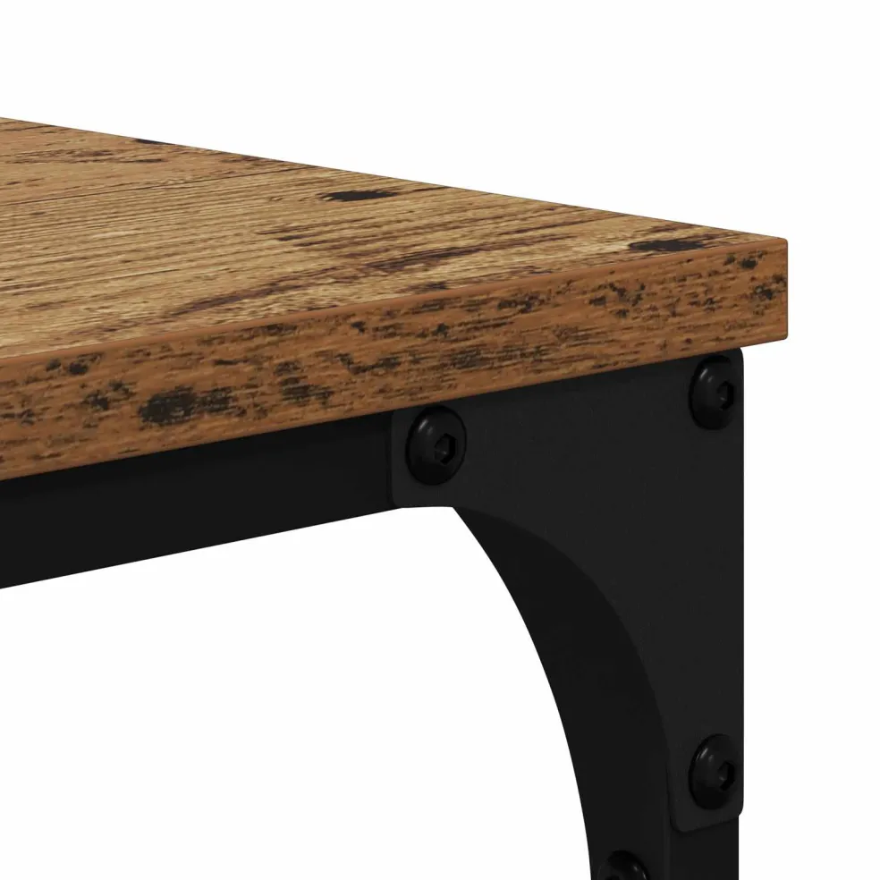 vidaXL Boekenkast 5-laags 99 x 35,5 x 176 cm Bewerkt hout Oud hout
