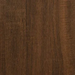 vidaXL Boekenkast 3-laags 59x35x90,5 cm bewerkt hout bruin eikenkleur