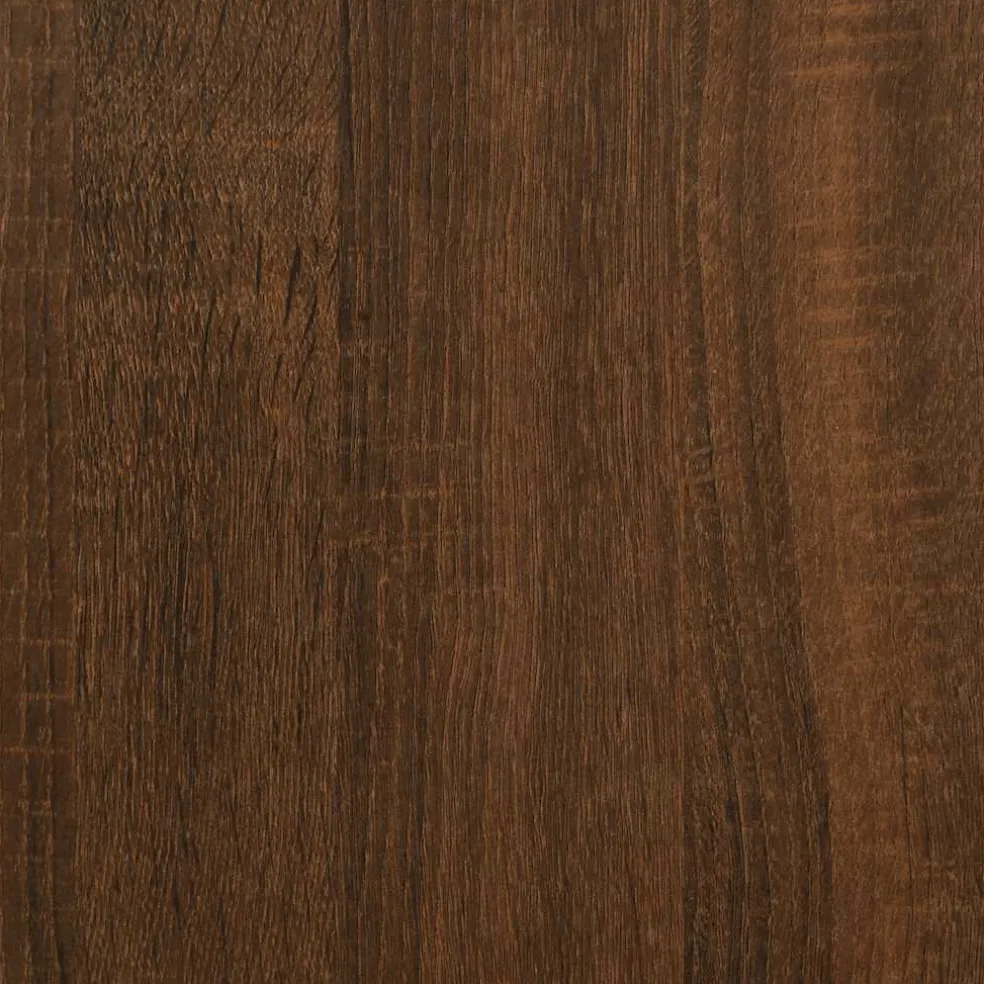 vidaXL Boekenkast 3-laags 59x35x90,5 cm bewerkt hout bruin eikenkleur