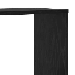 vidaXL Boekenkast 8-laags 60 x 20 x 120,5 cm Bewerkt hout Zwart Eiken