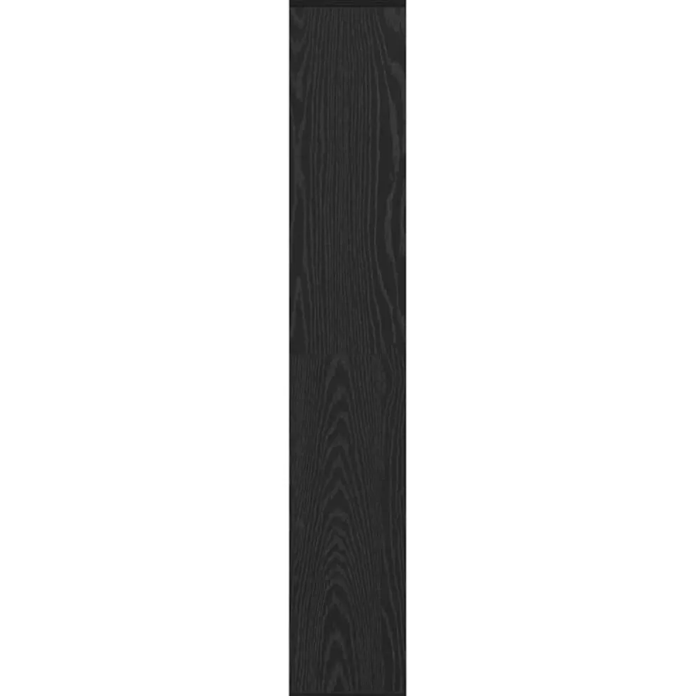 vidaXL Boekenkast 8-laags 60 x 20 x 120,5 cm Bewerkt hout Zwart Eiken