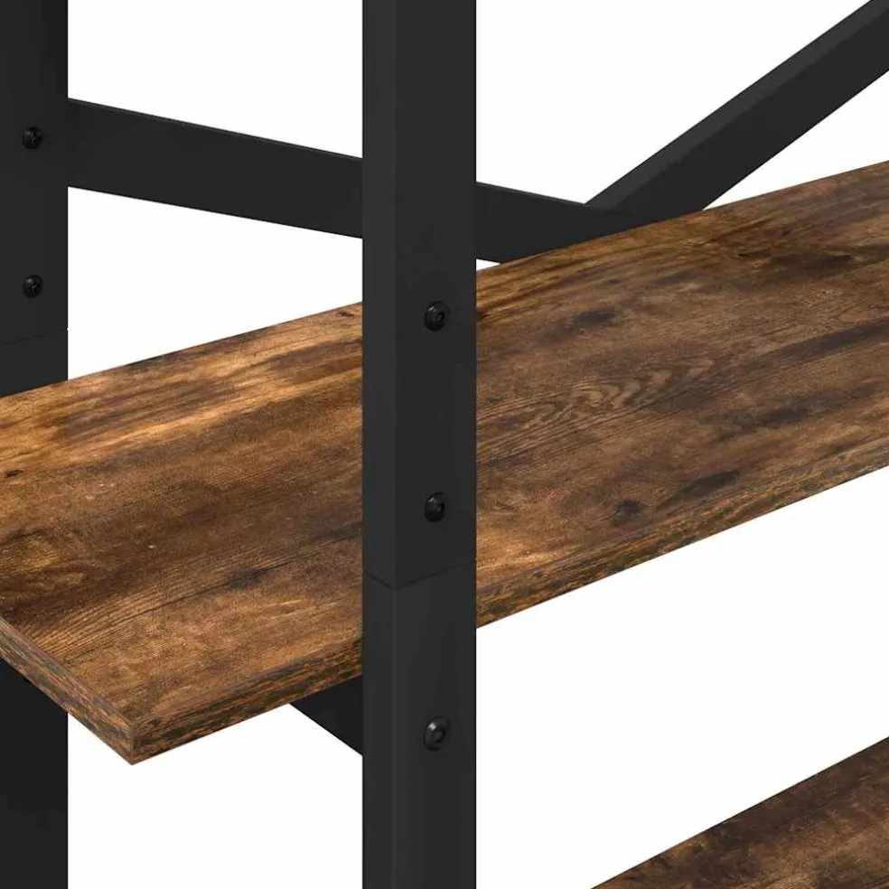 vidaXL Boekenkast 5-laags 100 x 33,5 x 178 cm Bewerkt hout
