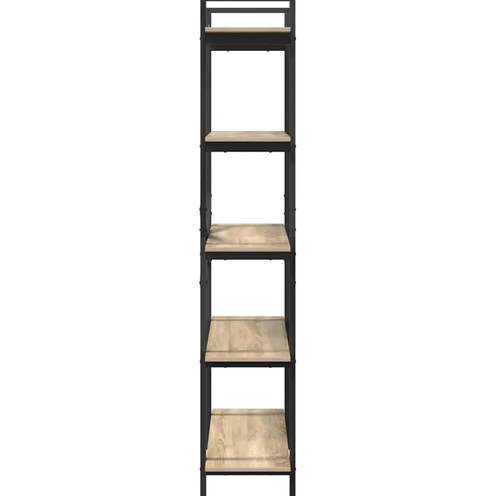 vidaXL Boekenkast 5-laags 100 x 33,5 x 178 cm Bewerkt hout