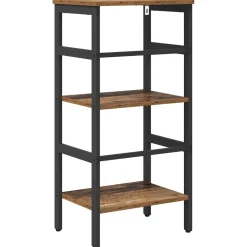 vidaXL Boekenkast 2-laags 40 x 29,5 x 81 cm Bewerkt hout Oud Hout