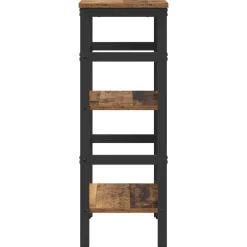 vidaXL Boekenkast 2-laags 40 x 29,5 x 81 cm Bewerkt hout Oud Hout