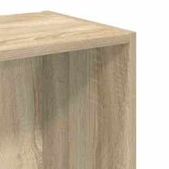 vidaXL Boekenkast met 2 schappen 40x30x76,5 cm bewerkt hout sonoma eik
