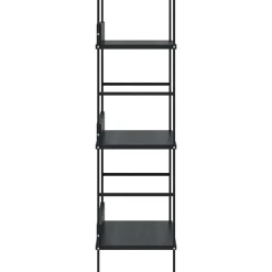 vidaXL Boekenkast met 3 schappen 60x27,6x90,5 cm bewerkt hout zwart