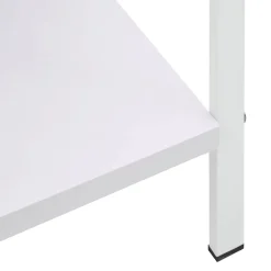 vidaXL Boekenkast met 3 schappen 60x27,6x90,5 cm bewerkt hout wit