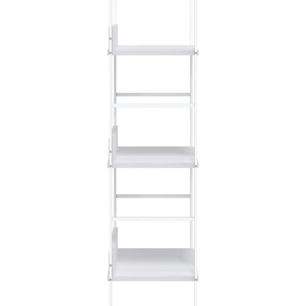 vidaXL Boekenkast met 3 schappen 60x27,6x90,5 cm bewerkt hout wit