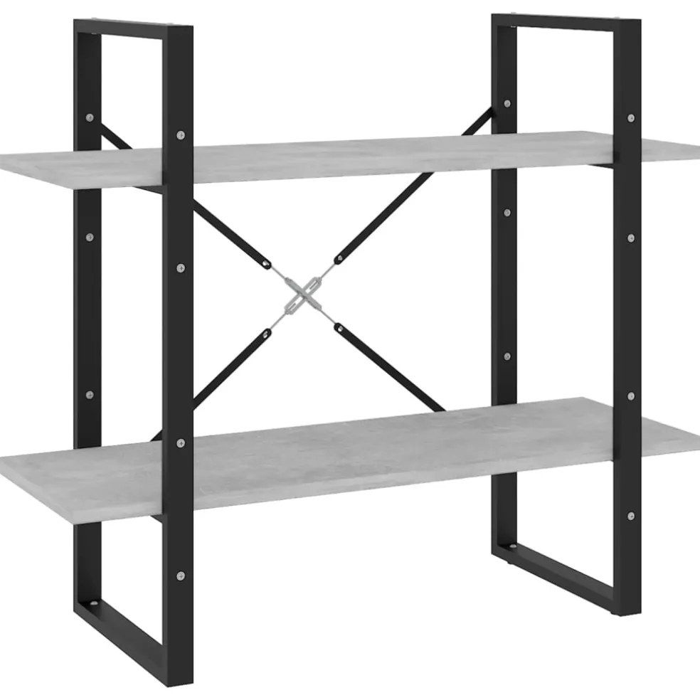 vidaXL Boekenkast met 3 schappen 70x22,5x82 cm massief eikenhout