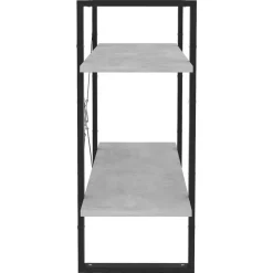 vidaXL Boekenkast met 3 schappen 70x22,5x82 cm massief eikenhout