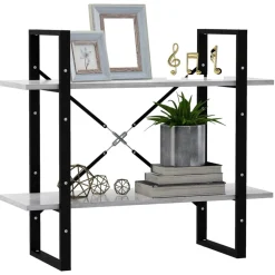 vidaXL Boekenkast met 3 schappen 70x22,5x82 cm massief eikenhout