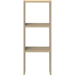 vidaXL Boekenkast stapelbaar 30x30x80 cm bewerkt hout sonoma eiken