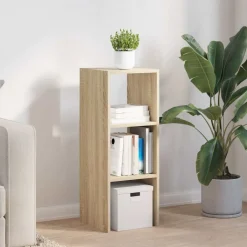 vidaXL Boekenkast stapelbaar 30x30x80 cm bewerkt hout sonoma eiken
