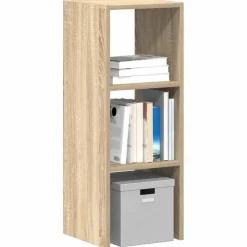 vidaXL Boekenkast stapelbaar 30x30x80 cm bewerkt hout sonoma eiken