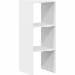vidaXL Boekenkast stapelbaar 30x30x80 cm bewerkt hout wit