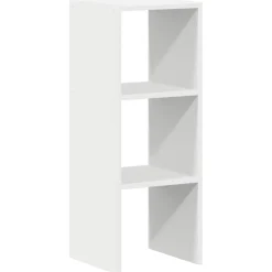 vidaXL Boekenkast stapelbaar 30x30x80 cm bewerkt hout wit