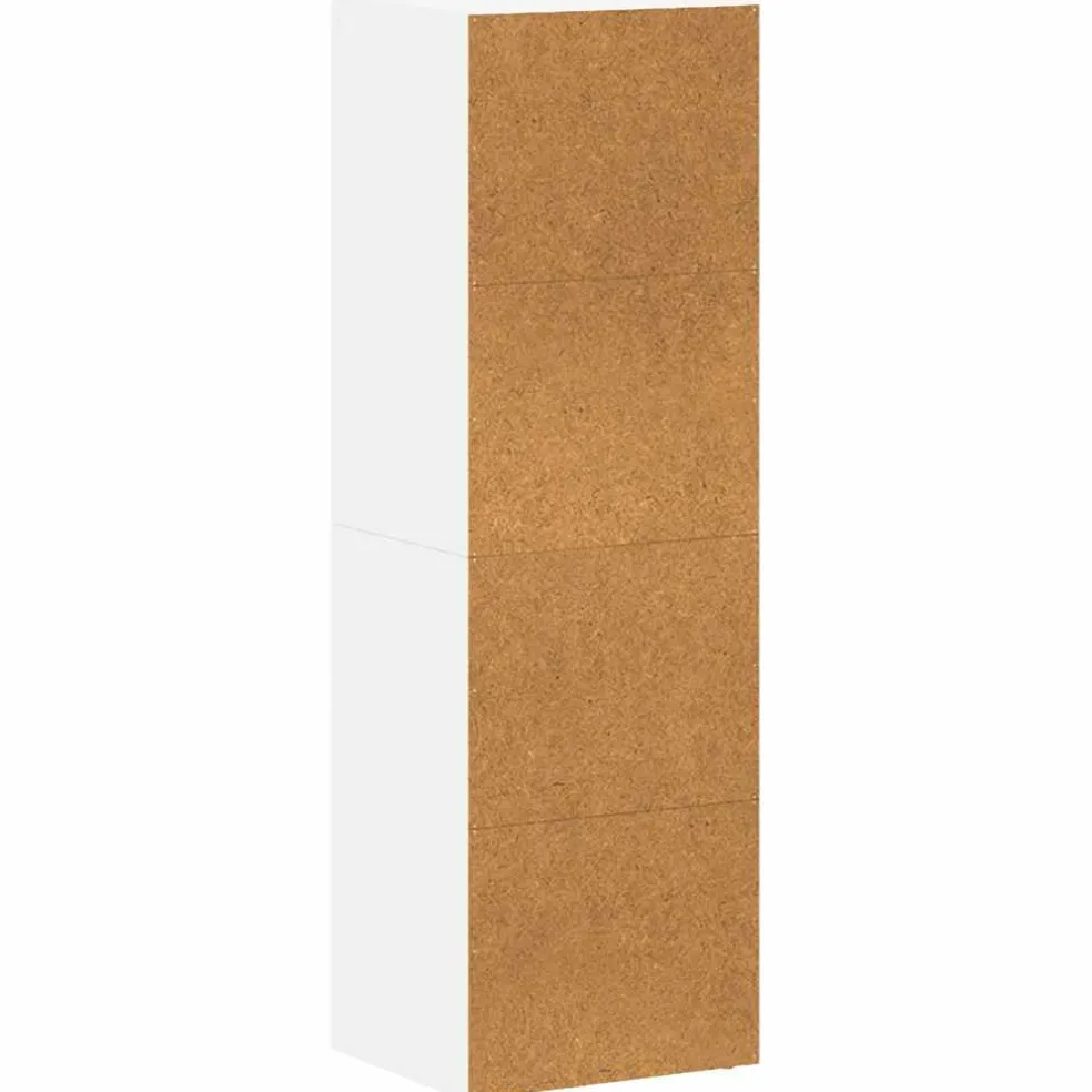 vidaXL Boekenkast/tv-meubel 36x30x114 cm bewerkt hout wit