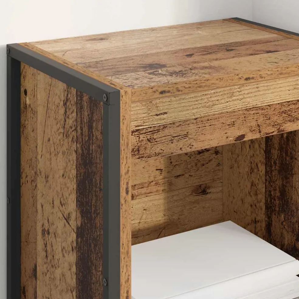 vidaXL Boekenkast 40 x 30 x 86,5 cm Bewerkt hout Oud Hout