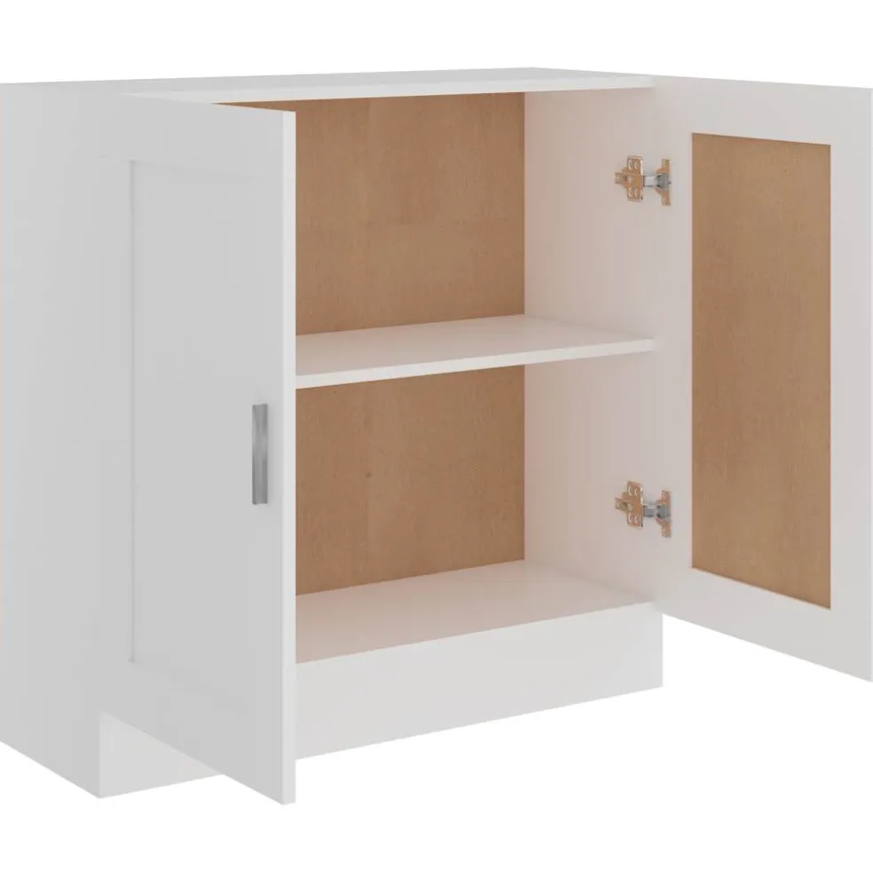 vidaXL Boekenkast 82,5x30,5x80 cm bewerkt hout wit