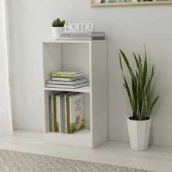 vidaXL Boekenkast 40x24x75 cm bewerkt hout wit