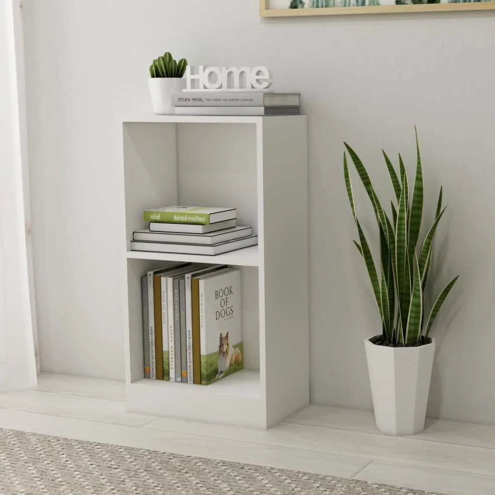 vidaXL Boekenkast 40x24x75 cm bewerkt hout wit