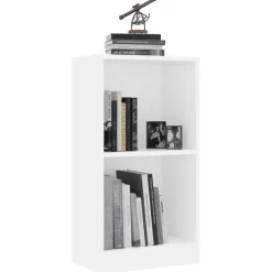 vidaXL Boekenkast 40x24x75 cm bewerkt hout wit