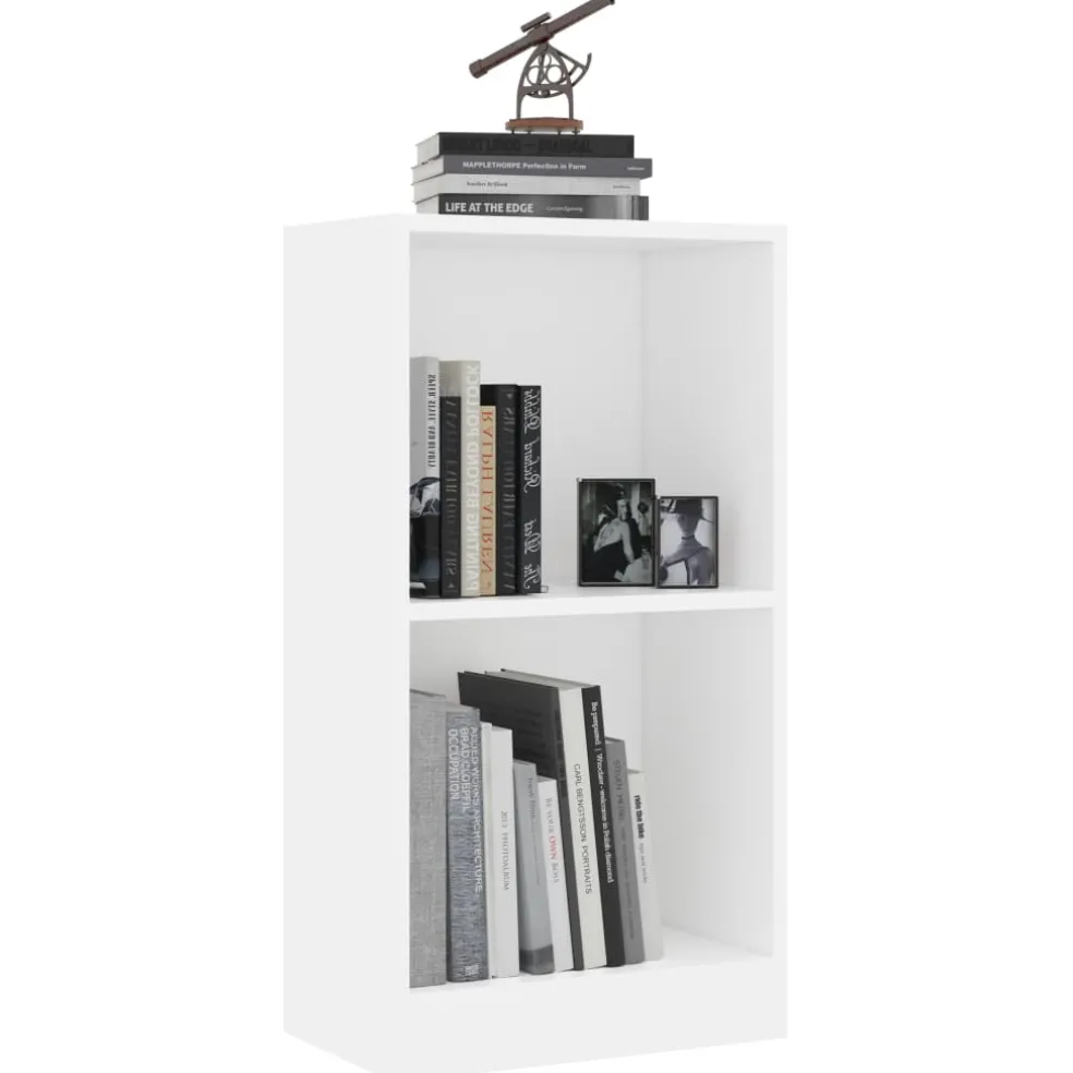 vidaXL Boekenkast 40x24x75 cm bewerkt hout wit