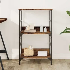 vidaXL Boekenkast 50x33x82 cm bewerkt hout oud houtkleurig