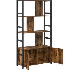 vidaXL Boekenkast 80 x 30 x 155,5 cm Bewerkt hout Gerookt eiken