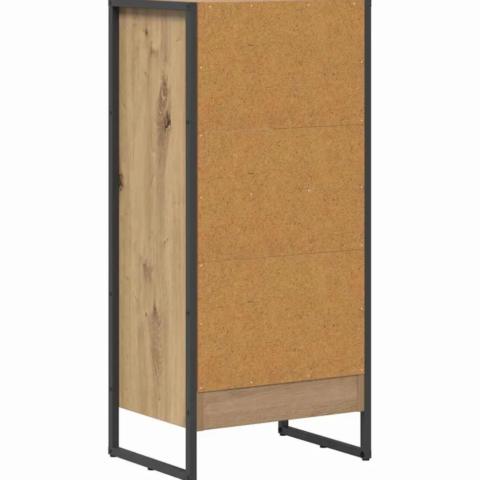 vidaXL Boekenkast 40 x 30 x 86,5 cm Bewerkt hout Ambachtelijk eiken