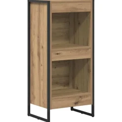 vidaXL Boekenkast 40 x 30 x 86,5 cm Bewerkt hout Ambachtelijk eiken