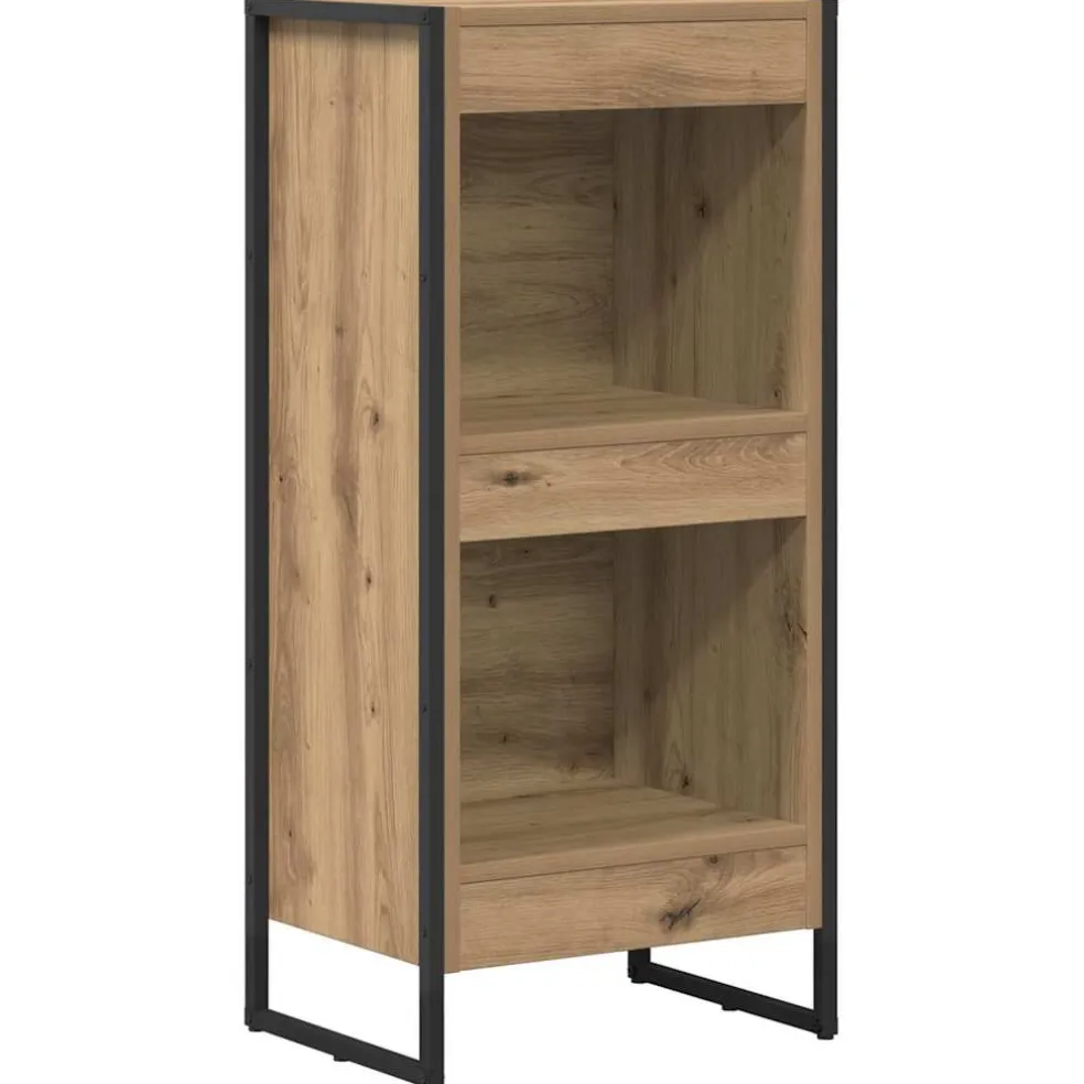 vidaXL Boekenkast 40 x 30 x 86,5 cm Bewerkt hout Ambachtelijk eiken