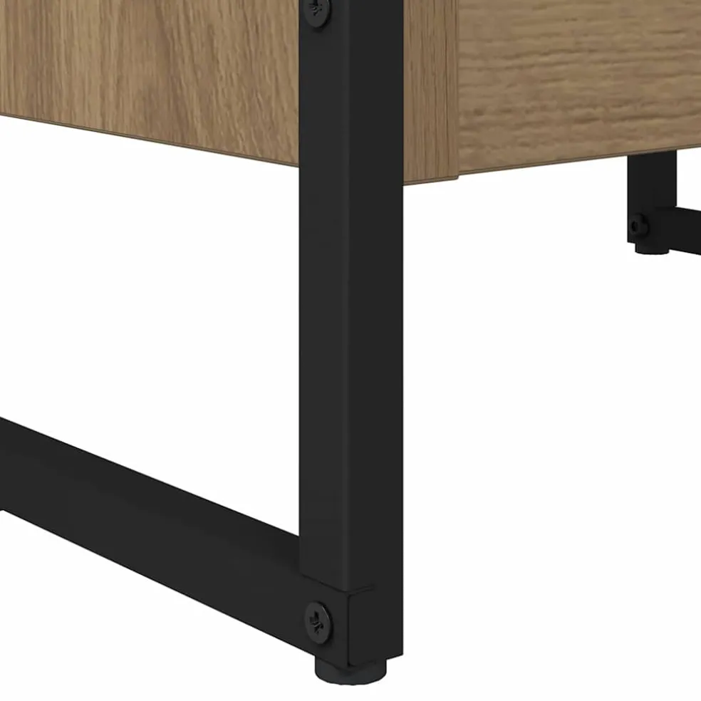 vidaXL Boekenkast 40 x 30 x 86,5 cm Bewerkt hout Ambachtelijk eiken