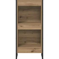 vidaXL Boekenkast 40 x 30 x 86,5 cm Bewerkt hout Ambachtelijk eiken