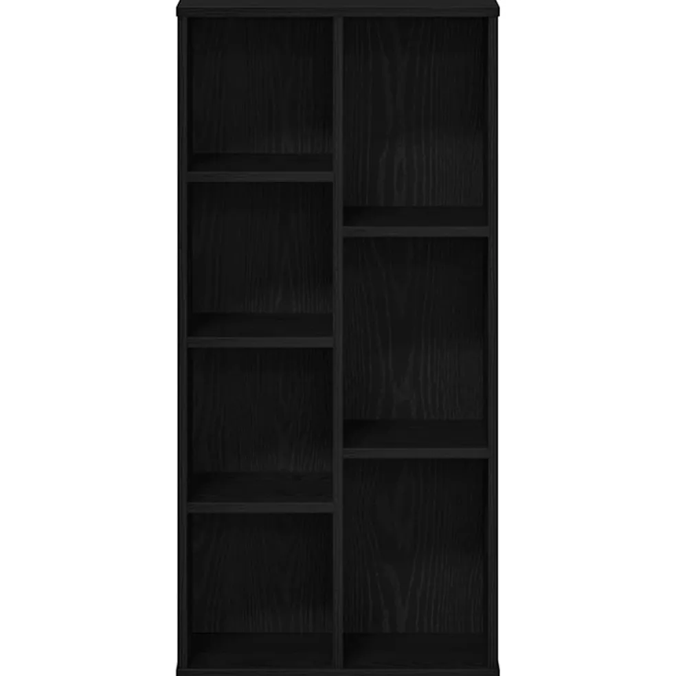 vidaXL Boekenkast 50x25x104 cm bewerkt hout zwart eikenkleurig