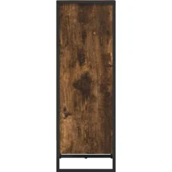 vidaXL Boekenkast 40 x 30 x 86,5 cm Bewerkt hout Rook Eik