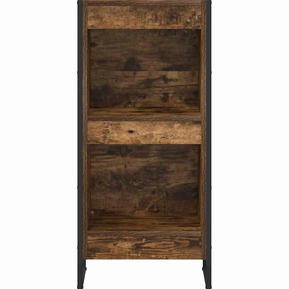 vidaXL Boekenkast 40 x 30 x 86,5 cm Bewerkt hout Rook Eik