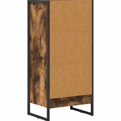 vidaXL Boekenkast 40 x 30 x 86,5 cm Bewerkt hout Rook Eik